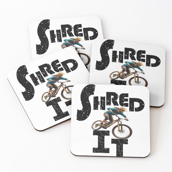 Item preview, Shred It - mountain biking. MTB lovers  designed and sold by MTBSkaterLoversTees.