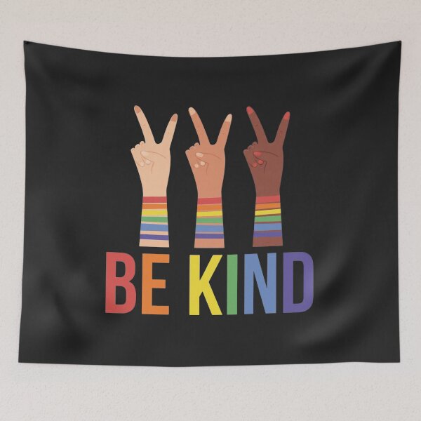 Item preview, Rainbow Pride Be Kind, LGBTQ+ Inclusivity, Equality, Pride Month, Love is Love designed and sold by toongstudio.