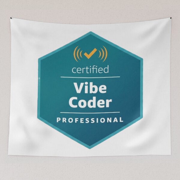 Item preview, Certified Vibe Coder Professional Badge designed and sold by t-maxxer.