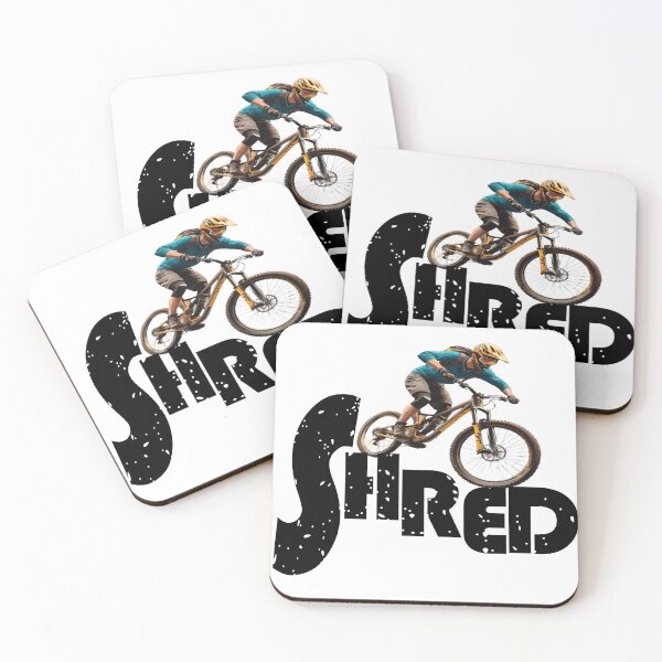 Item preview, Shred - mountain biking. MTB lovers  designed and sold by MTBSkaterLoversTees.