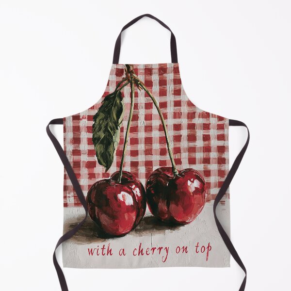Item preview, Cherry Print "with a cherry on top" quote designed and sold by Galleryinprint.