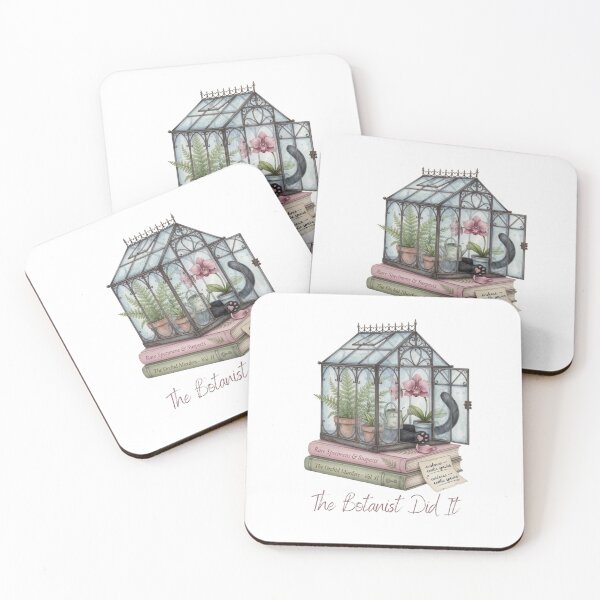 Item preview, The Botanist Did It — Victorian Greenhouse Cat Mystery Tee designed and sold by kosimazaki.