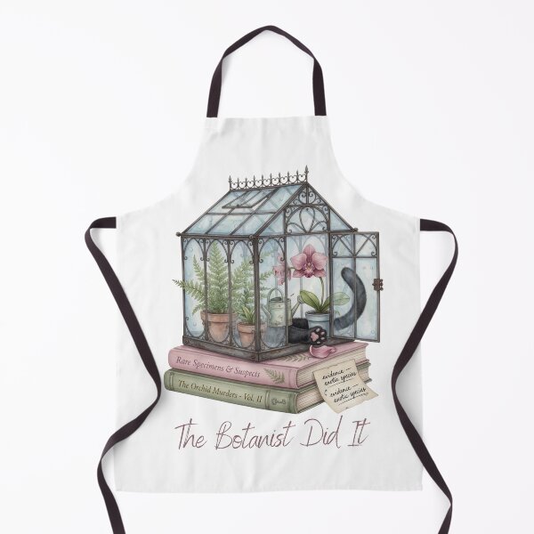 Item preview, The Botanist Did It — Victorian Greenhouse Cat Mystery Tee designed and sold by kosimazaki.