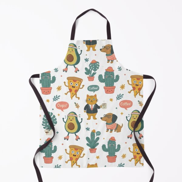 Item preview, Pizza Cactus Animal Illustrations Playfulness Charm Imaginative Art designed and sold by ART ATTACK ZONE.