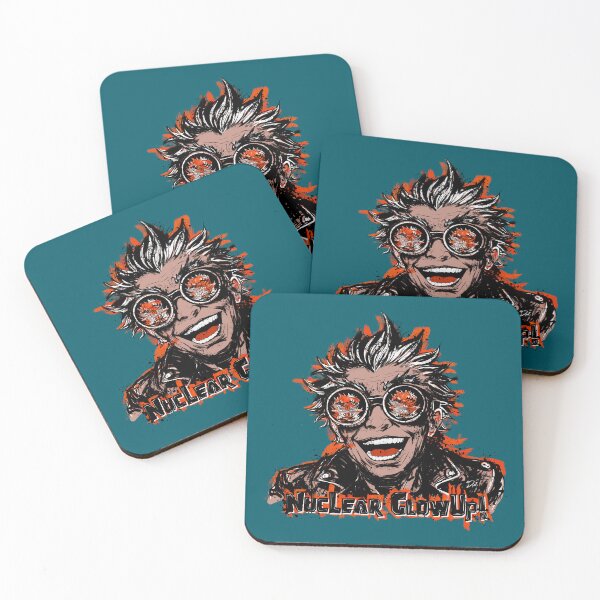 Item preview, Nuclear Glow Up Punk Rocker - Explosive Apocalypse Art designed and sold by Urban Muse And Sultry Hues.