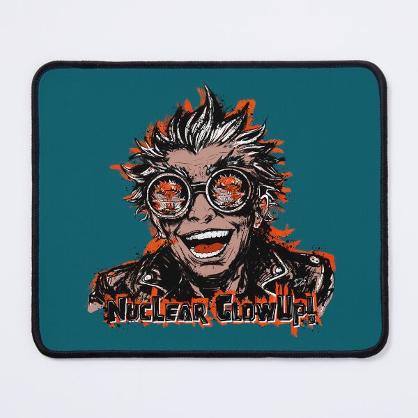 Item preview, Nuclear Glow Up Punk Rocker - Explosive Apocalypse Art designed and sold by Urban Muse And Sultry Hues.