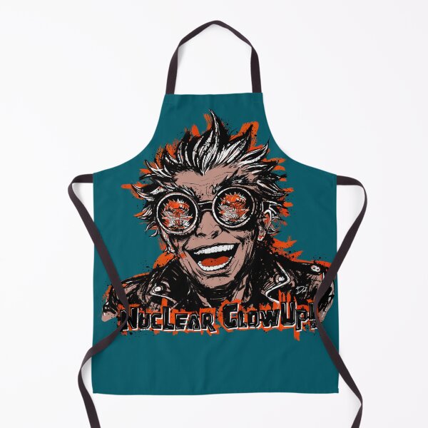 Item preview, Nuclear Glow Up Punk Rocker - Explosive Apocalypse Art designed and sold by Urban Muse And Sultry Hues.