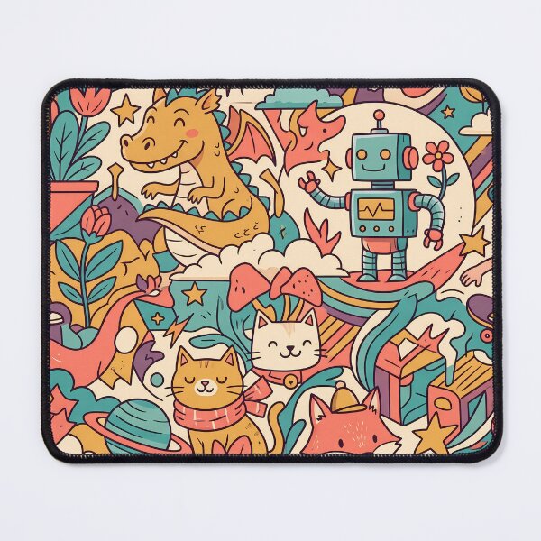 Item preview, Dragons Fox Animal Illustrations Playfulness Charm Imaginative Art designed and sold by ART ATTACK ZONE.