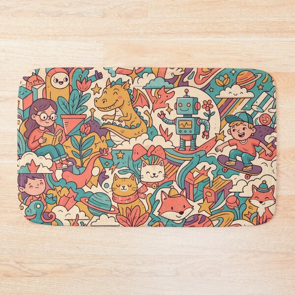 Item preview, Dragons Fox Animal Illustrations Playfulness Charm Imaginative Art designed and sold by ART ATTACK ZONE.