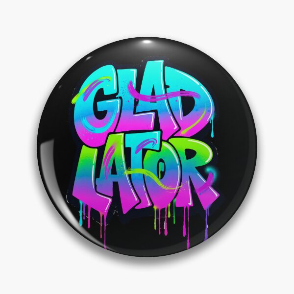 Item preview, Gladiator Neon Urban Graffiti Premium designed and sold by Carlos Merino Jaime.
