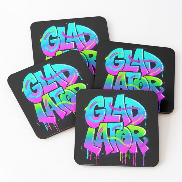 Item preview, Gladiator Neon Urban Graffiti Premium designed and sold by Carlos Merino Jaime.