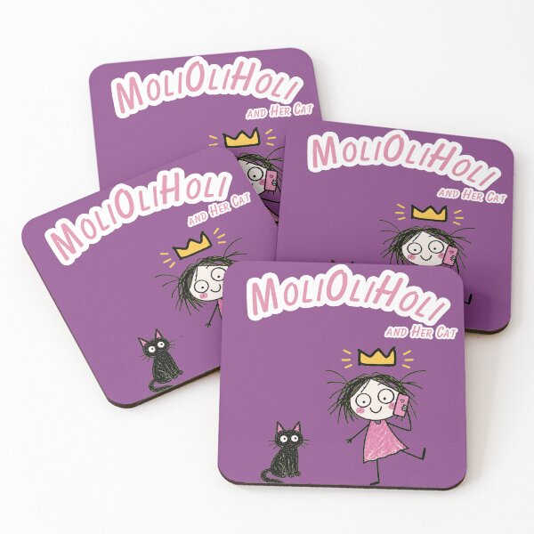 Item preview, MoliOliHoli and Her Cat – Talking on Phone designed and sold by Jankes88.
