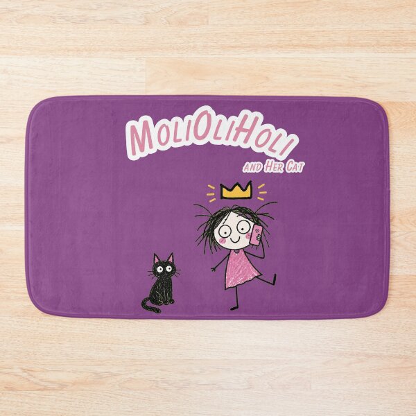 Item preview, MoliOliHoli and Her Cat – Talking on Phone designed and sold by Jankes88.