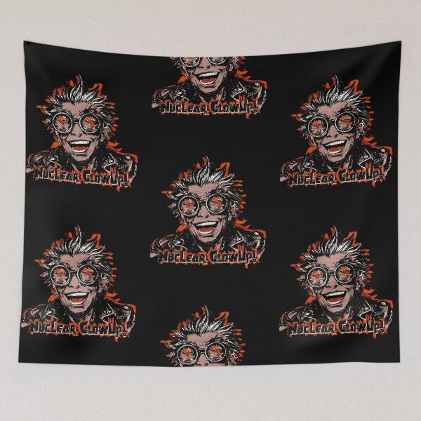 Item preview, Nuclear Glow Up Punk Rocker - Explosive Apocalypse Art designed and sold by Urban Muse And Sultry Hues.