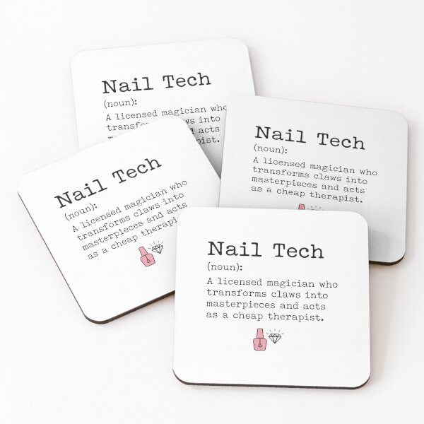 Item preview, Funny Nail Tech Dictionary Definition Quote designed and sold by DuckOddity.