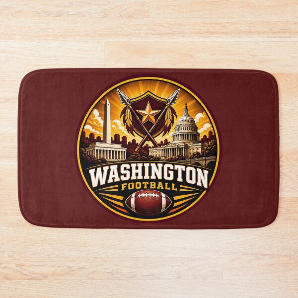Item preview, Washington Football Skyline Burgundy Gold Sports Logo designed and sold by TKOprintdesigns.