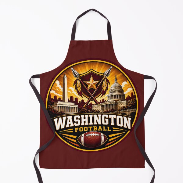 Item preview, Washington Football Skyline Burgundy Gold Sports Logo designed and sold by TKOprintdesigns.
