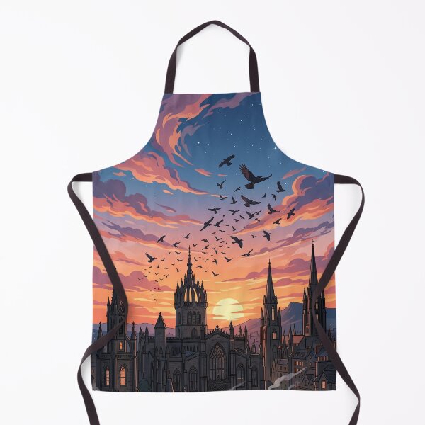 Item preview, Gothic City Twilight Ravens - Edinburgh Architecture / Ciudad Gotica Atardecer Cuervos designed and sold by SpiriTravels.