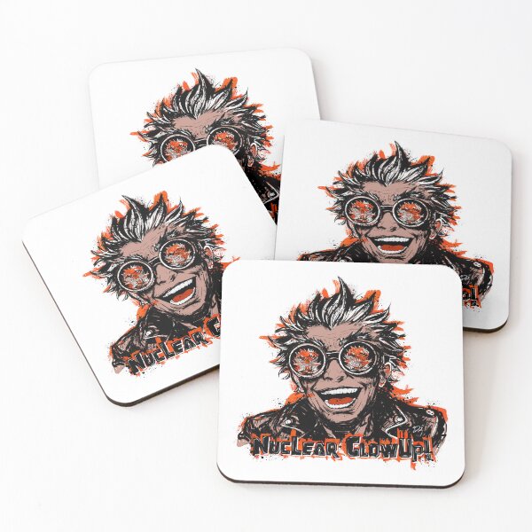 Item preview, Nuclear Glow Up Punk Rocker - Explosive Apocalypse Art designed and sold by Urban Muse And Sultry Hues.