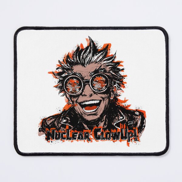 Item preview, Nuclear Glow Up Punk Rocker - Explosive Apocalypse Art designed and sold by Urban Muse And Sultry Hues.