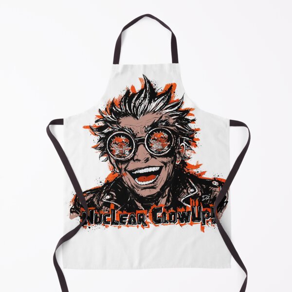Item preview, Nuclear Glow Up Punk Rocker - Explosive Apocalypse Art designed and sold by Urban Muse And Sultry Hues.