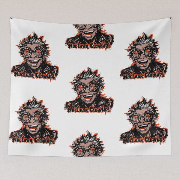 Item preview, Nuclear Glow Up Punk Rocker - Explosive Apocalypse Art designed and sold by Urban Muse And Sultry Hues.