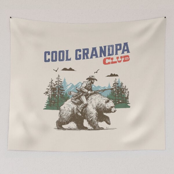 Artikelvorschau, Club der coolen Opas, Cooler Papa, Lustiger Opa, Lustiger Cowboy, Papa-Witz, Geschenk für Opa, Vatertag entworfen und verkauft von toongstudio.