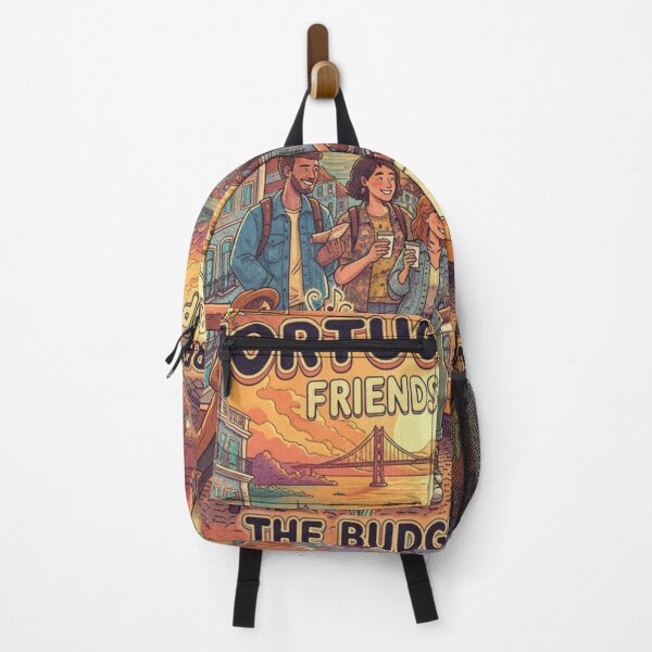 Item preview, Lisbon Friends Trip: Sunset Miradouro & Vintage Tram Travel Poster designed and sold by FitEnvy.