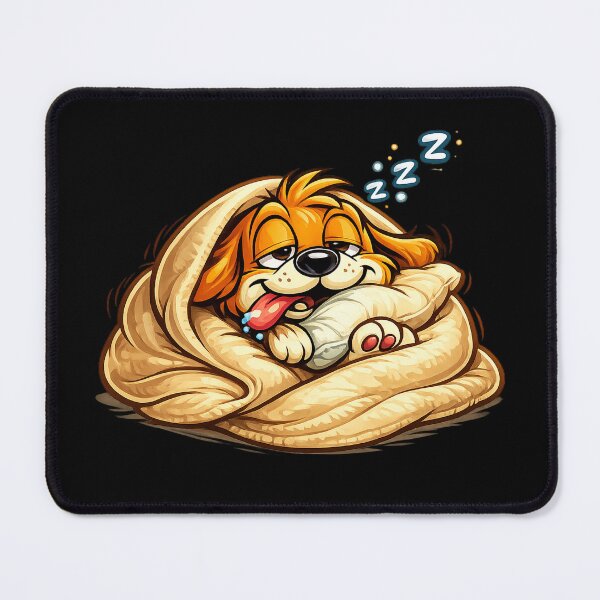 Item preview, Sleepy But Loyal Cute Lazy Dog designed and sold by UnicornDreamers.
