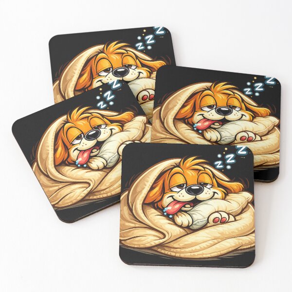 Item preview, Sleepy But Loyal Cute Lazy Dog designed and sold by UnicornDreamers.