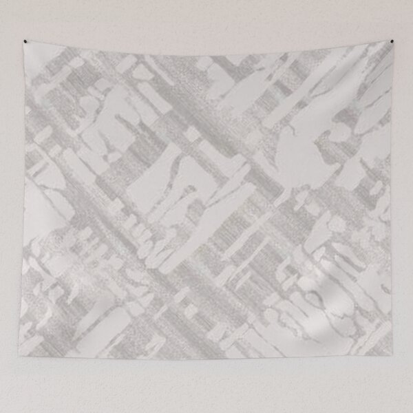 Item preview, White and Grey Abstract Textured Pattern designed and sold by ZedColors.