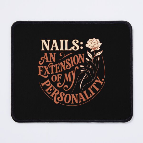 Item preview, Retro Aesthetic Extension Of My Personality Nails Quote designed and sold by DuckOddity.