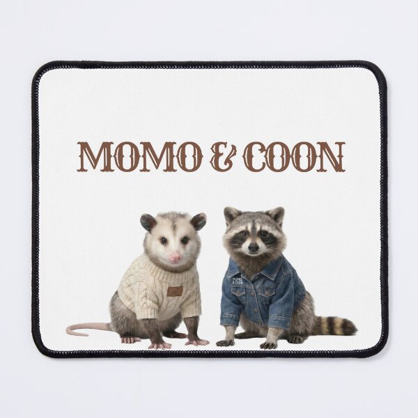 Item preview, Momo And Coon Wild At Heart Cute Animal Duo designed and sold by Coon & Momo.