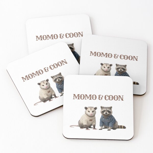 Item preview, Momo And Coon Wild At Heart Cute Animal Duo designed and sold by Coon & Momo.