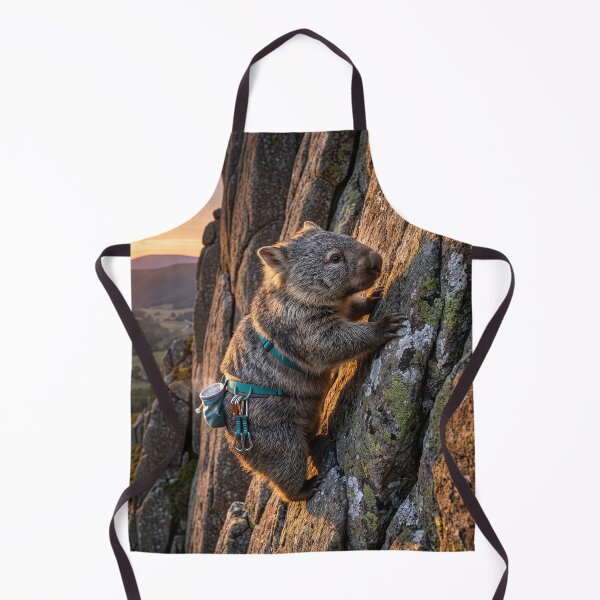 Item preview, Free Climbing Wombat in the Alps designed and sold by Tridentulus.