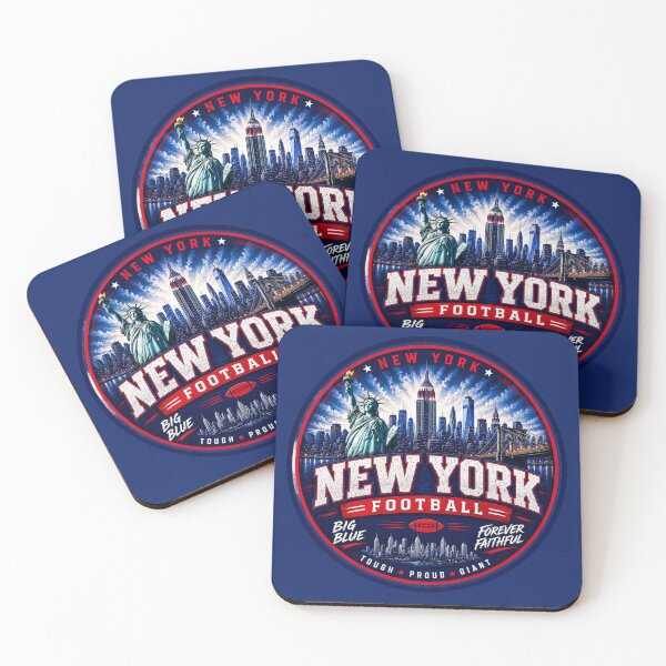 Item preview, New York Football Skyline Statue Vintage Sports Shirt designed and sold by TKOprintdesigns.