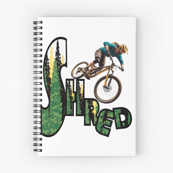 Item preview, Shred - mountain biking. MTB lovers  designed and sold by MTBSkaterLoversTees.
