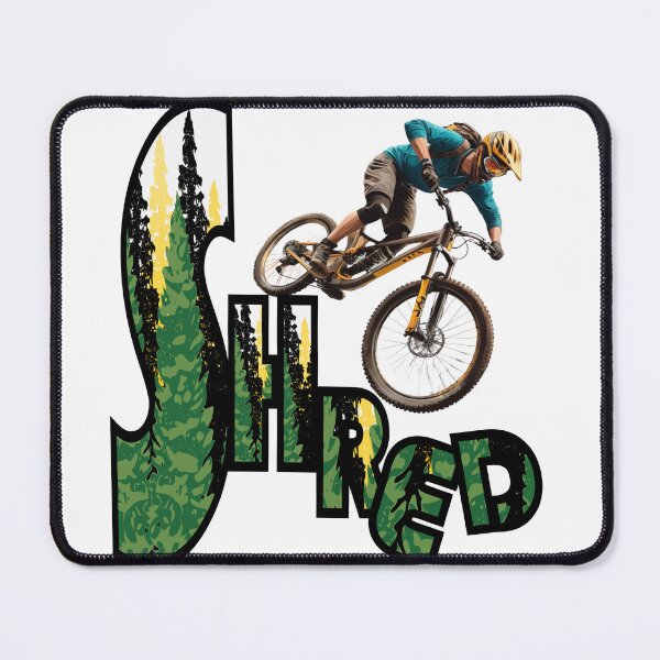 Item preview, Shred - mountain biking. MTB lovers designed and sold by MTBSkaterLoversTees.