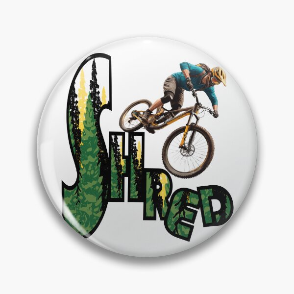 Item preview, Shred - mountain biking. MTB lovers  designed and sold by MTBSkaterLoversTees.