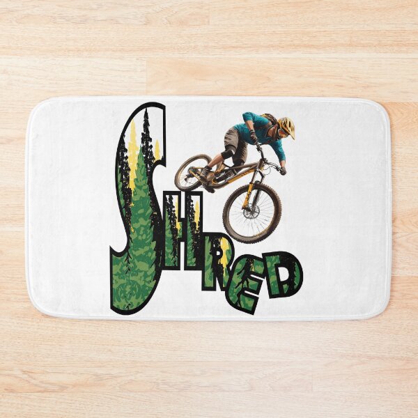 Item preview, Shred - mountain biking. MTB lovers  designed and sold by MTBSkaterLoversTees.