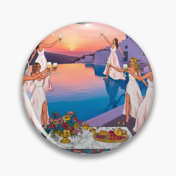 Item preview, Santorini Luxury Bachelorette: Bougie Bach Squad Greece designed and sold by FitEnvy.