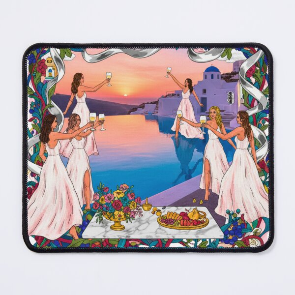 Item preview, Santorini Luxury Bachelorette: Bougie Bach Squad Greece designed and sold by FitEnvy.