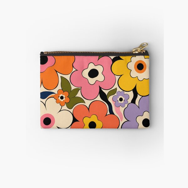 Item preview, 70s floral pop-art pattern designed and sold by Prasakro.