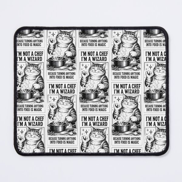 Item preview, Magic Cat Chef designed and sold by ChaoticCatIlust.