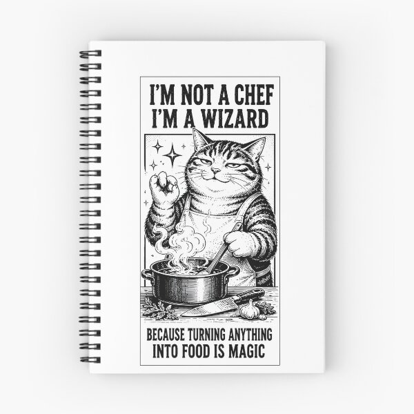 Item preview, Magic Cat Chef designed and sold by ChaoticCatIlust.