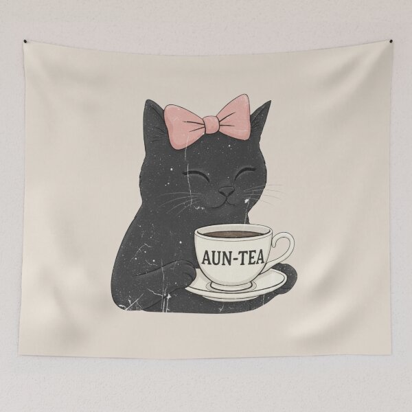 Item preview, Aunt tea, Cute Retro Cat Auntie, Auntie, Gift For Auntie, Cool Aunts Club, Auntie, Cool Auntie designed and sold by toongstudio.