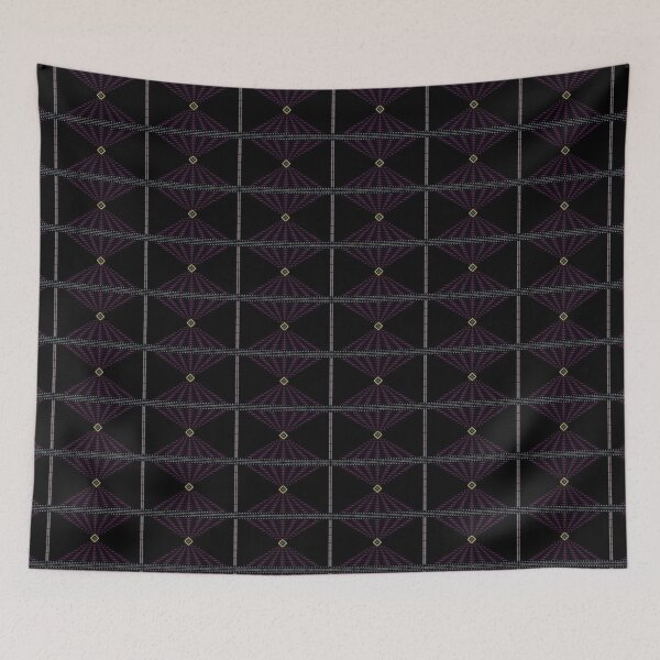 Item preview, Luxury Mystic Purple Geometric Thai Mandala Patter  designed and sold by NornAxiom.