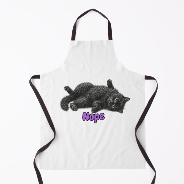 Item preview, Nope Black Cat Meme Sticker designed and sold by lumar23.