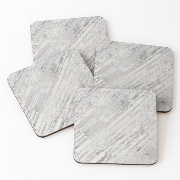 Item preview, White and Grey Textured Print designed and sold by ZedColors.