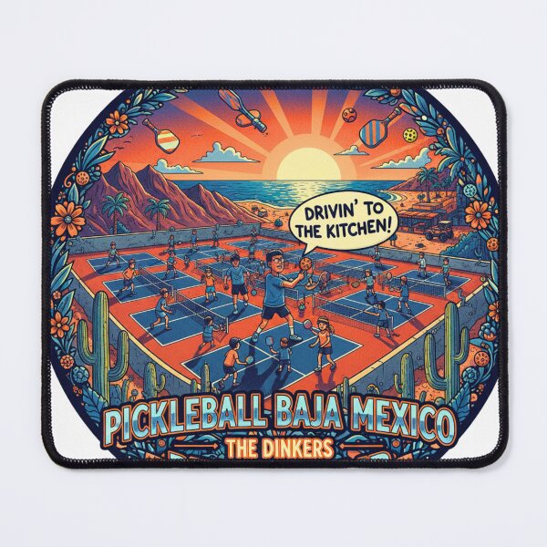 Item preview, Pickleball Baja Mexico Beach Camp Adventure designed and sold by FitEnvy.